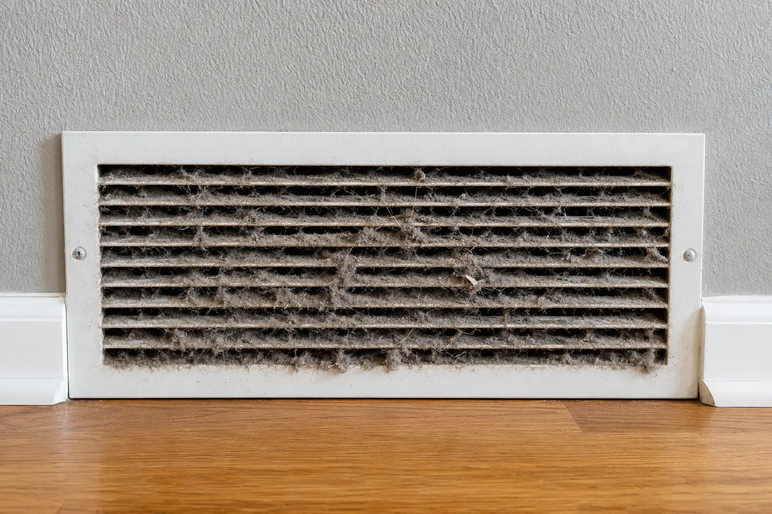 dirty return air vent
