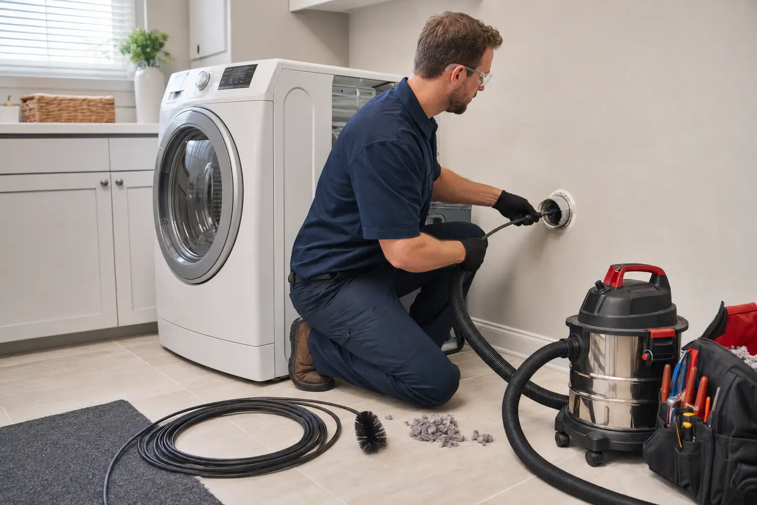 professional dryer vent cleaning service